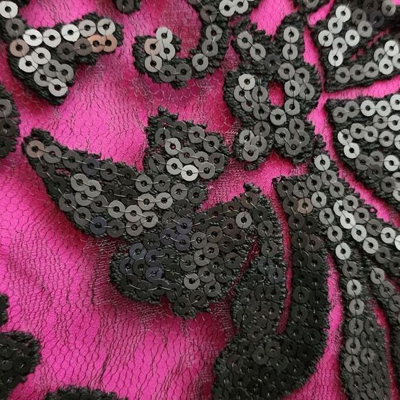 Diane von Furstenberg 'Kaleb' Embellished Shift Dress Black/Hot Orchid - Picture 13 of 16